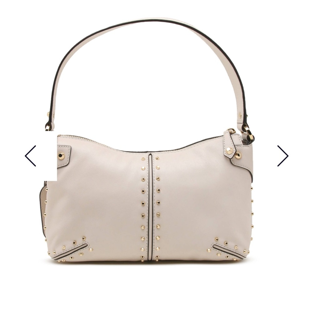 Michael Kors Astor Studded Leather Pouchette Shoulder Bag. NWT - Picture 8 of 9